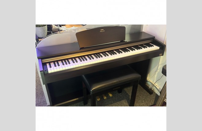 Used Yamaha YDP161 Satin Rosewood Digital Piano Complete Package (SN:BCRY01074) - Image 4